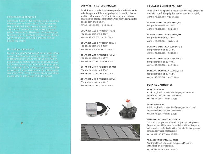 Solfolie & solpaneler — tillval till pool och spabad